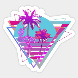 Neon Tropics Sticker